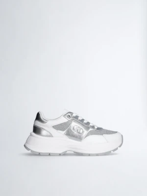 Liu Jo Leather And Lurex Sneakers LIUJO