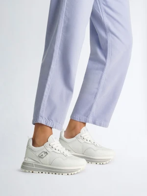 Liu Jo Leather And Mesh Platform Sneakers LIUJO