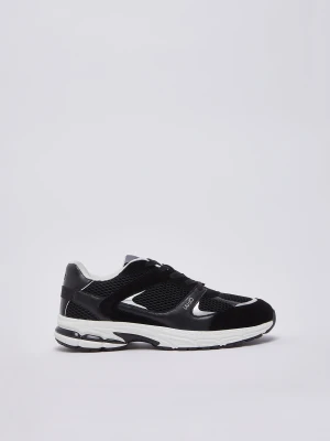 Liu Jo Sneakers In Leather And Mesh czarny