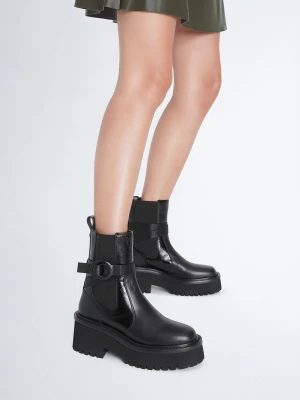 Liu Jo Leather Beatles Ankle Boots LIUJO