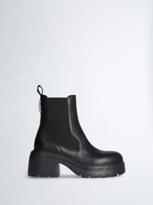 Liu Jo Leather Beatles Ankle Boots LIUJO