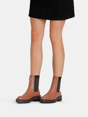 Liu Jo Leather Beatles Ankle Boots LIUJO