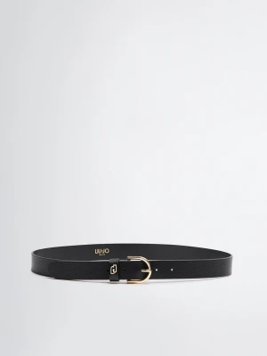 Liu Jo Leather Belt czarny