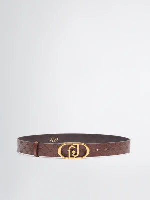 Liu Jo Leather Belt With Logo LIUJO