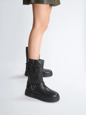 Liu Jo Leather Biker Boots LIUJO