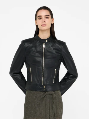 Liu Jo Leather Biker Jacket LIUJO