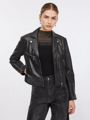 Liu Jo Leather Biker Jacket LIUJO