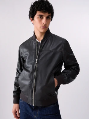 Liu Jo Leather Bomber Jacket