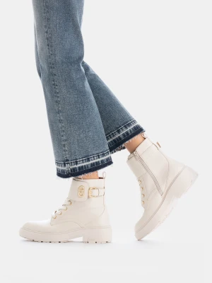 Liu Jo Leather Combat Boots LIUJO