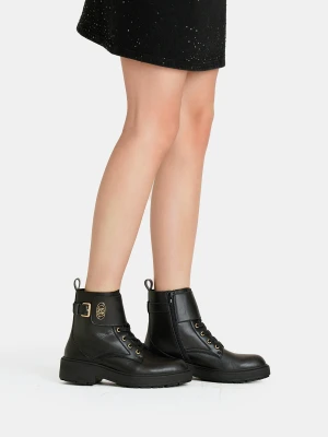 Liu Jo Leather Combat Boots LIUJO