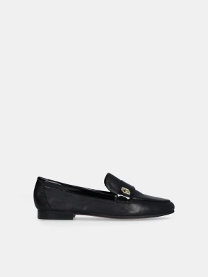 Liu Jo Leather Loafers czarny