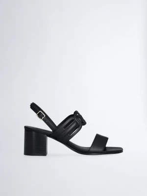 Liu Jo Leather Sandals With Wide Heel LIUJO