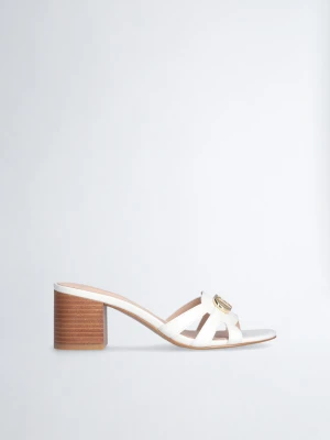 Liu Jo Leather Sandals With Wide Heel LIUJO