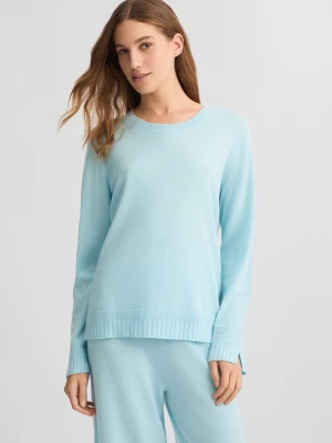 Liu Jo Light Blue Cashmere And Wool Jumper LIUJO