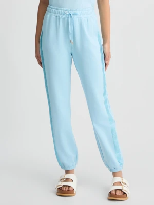 Liu Jo Light Blue Fleece Jogging Bottoms LIUJO