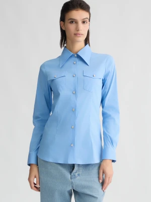 Liu Jo Light Blue Slim-fit Shirt LIUJO