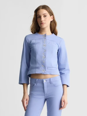 Liu Jo Lilac Jacket With Rhinestones LIUJO