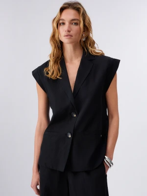 Liu Jo Linen-blend Waistcoat