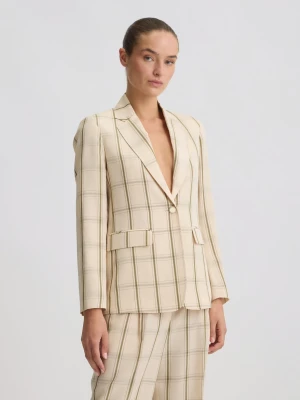 Zdjęcie produktu Liu Jo Linen Check Blazer LIUJO