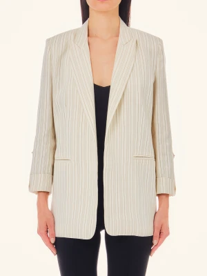 Liu Jo Linen Pinstripe Blazer LIUJO