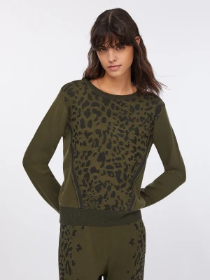 Liu Jo Liu Jo Better Animal-print Sweater LIUJO