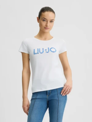 Liu Jo Liu Jo Better T-shirt With Jeans Logo LIUJO