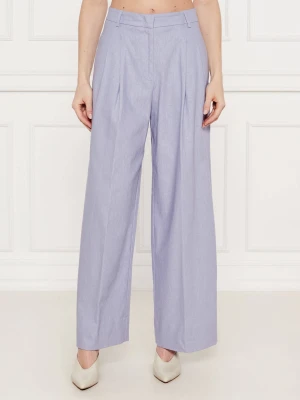 Liu Jo Lniane spodnie | flare fit