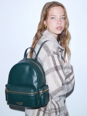 Liu Jo Logo Backpack Dark Green