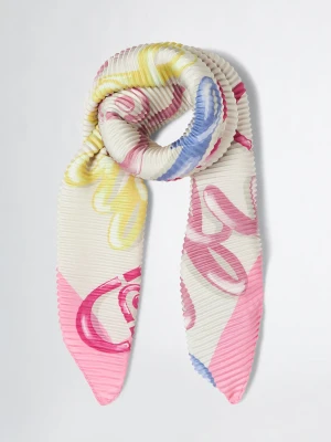 Liu Jo Logo Scarf różowy