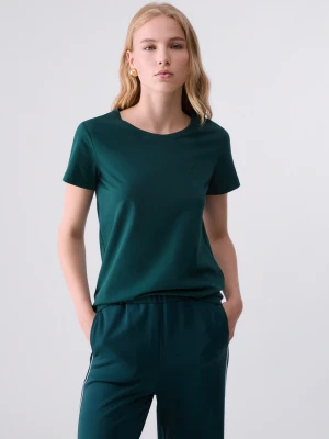 Liu Jo Logo T-shirt zielony