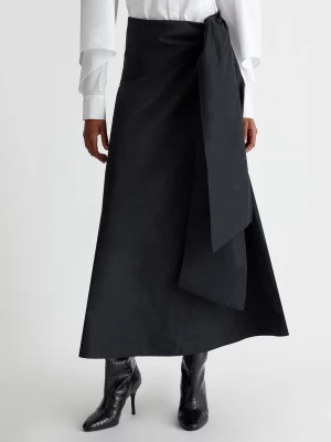 Liu Jo Long Black Taffeta Skirt LIUJO