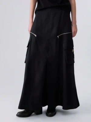 Liu Jo Long Cargo Skirt czarny