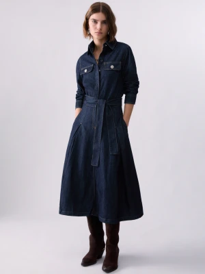 Liu Jo Long Denim Shirt Dress