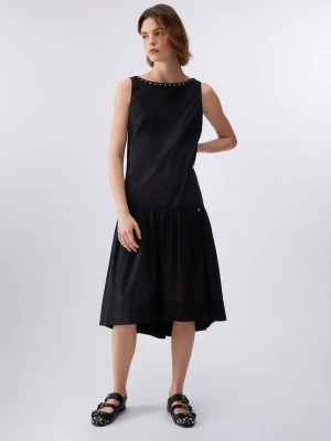 Liu Jo Long Dress With Precious Stones czarny