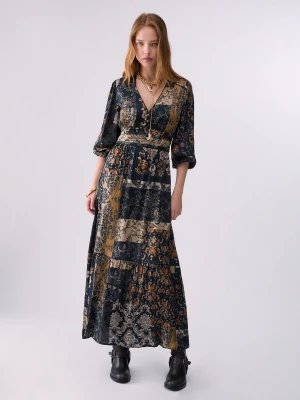 Liu Jo Long Dress With Ruffles
