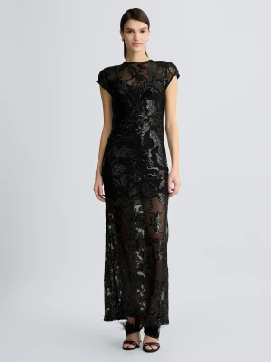 Liu Jo Long Embellished Tulle Dress LIUJO