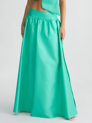 Liu Jo Long Green Shantung Skirt LIUJO