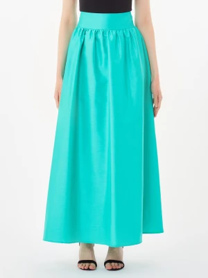 Liu Jo Long Green Shantung Skirt LIUJO