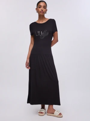 Liu Jo Long Jersey Dress czarny