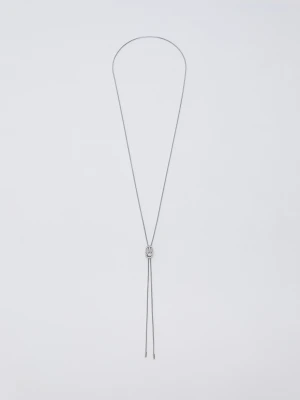 Liu Jo Necklace Long Monogram srebrny