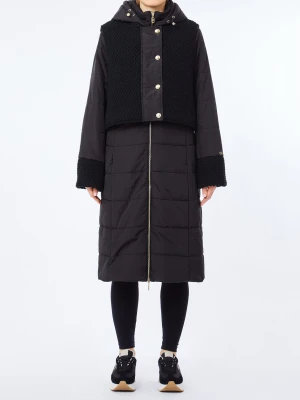 Liu Jo Long Padded Jacket With Hood czarny