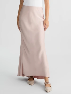 Liu Jo Long Pink Satin Skirt LIUJO