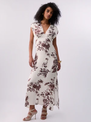 Liu Jo Long Printed Satin Dress LIUJO