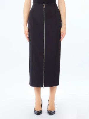 Liu Jo Long Skirt With Zip czarny