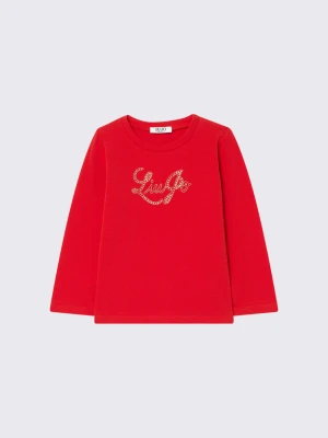 Liu Jo Long-sleeve T-shirt czerwony