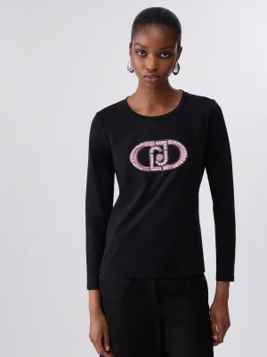 Liu Jo T-shirt Sleeves Long Monogram
