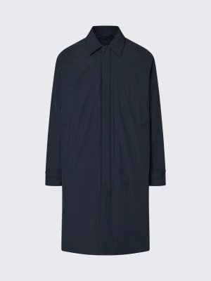 Liu Jo Long Trench Coat Dark Blue