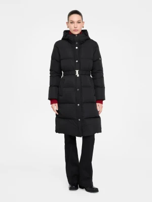 Liu Jo Longline Down Jacket With Bejewelled Embroidery LIUJO