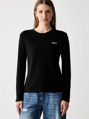 Liu Jo longsleeve damski bawełniany czarny