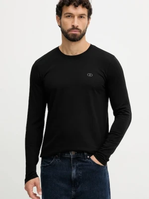 Liu Jo longsleeve kolor czarny gładki QXX079.J4997